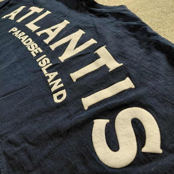 Vintage Atlantis Spirit Jersey Long Sleeve Shirt Paradise Island Mens MEDIUM USA - Picture 5 of 11
